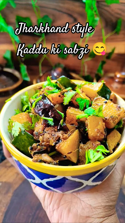 jharkhand style kaddu ki sabzi 😋  #shortsfeed #food