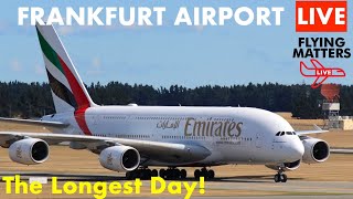 LIVE PlaneSpotting 🔴#FRANKFURT AIRPORT A380's & More!