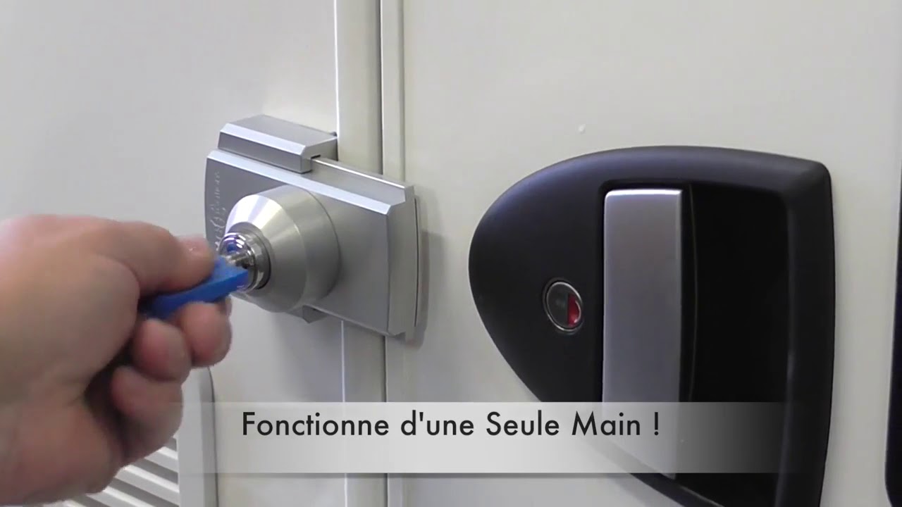 PRODUIT: Verrou IMC Porte Cellule Avec commande Intérieure et extérieure -  YouTube