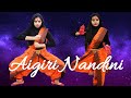 Aigiri nandini dance  durga puja special performance  parnika manya  semi classical dance