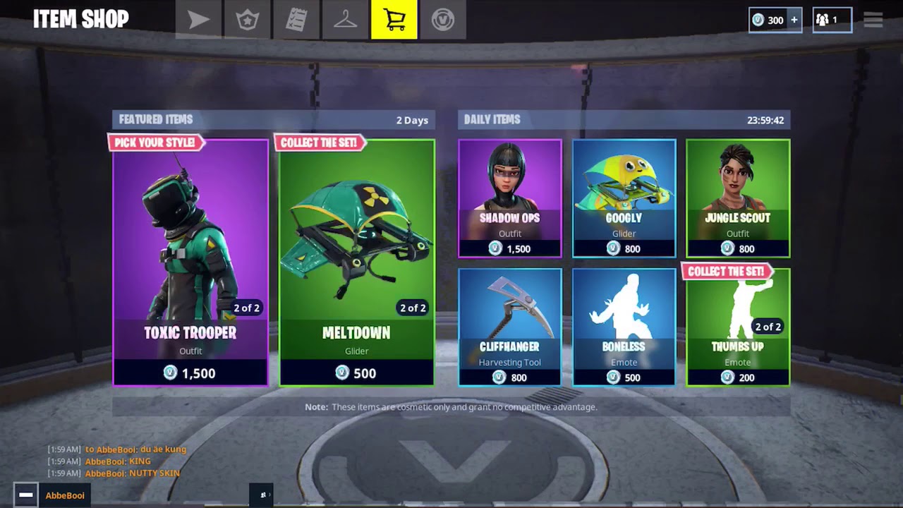 *NEW* TOXIC TROOPER & HAZARD AGENT SKINS! (FORTNITE NEW ITEM SHOP)