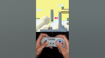 SHELL JUMPS and a CHECKPOINT ? #shorts #kaizo #mario