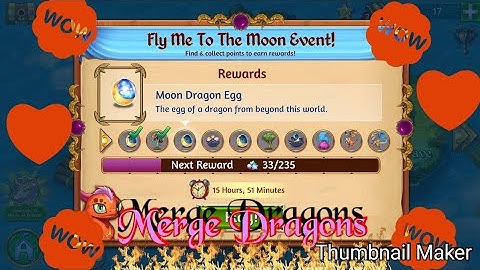 Merge Dragons fly me to the moon event part 3