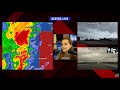 Live weather coverage  texas tornado and large hail threat  severestudios storm chasers