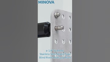 MINOVA Rivet Tool.(ø 1/4” (6.4 mm)Sealed Type Blind Rivets Multi-grip Rivet) #rivet #minova #relax