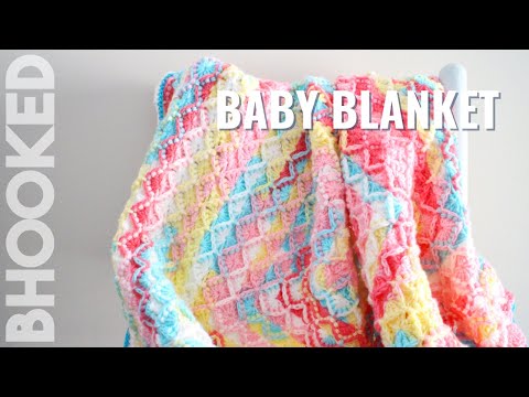 How to Crochet a Catherine Wheel/Bavarian Crochet Baby Blanket 