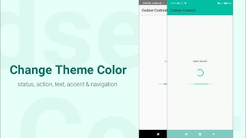 How to change theme color style - system color change Android Studio or AIDE app