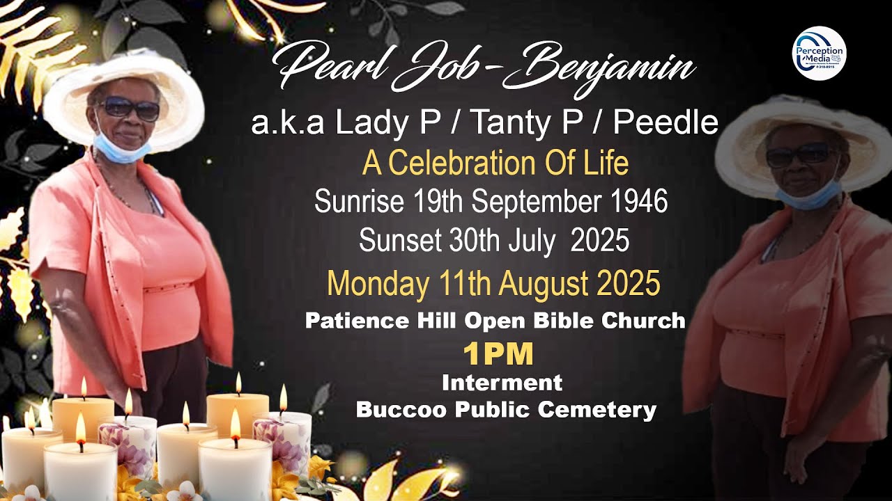 CELEBRATING THE LIFE OF PEARL JOB-BENJAMIN