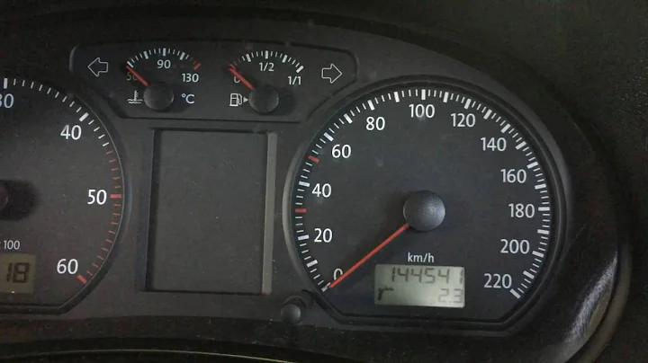 VW polo service light reset 2009