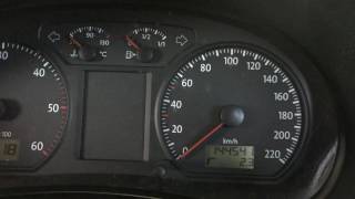 VW polo service light reset 2009