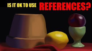 Is it ok to use references | How to use art references | Is using art references cheating