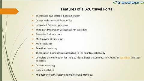 B2C Travel Portal