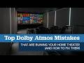 أخطاء شائعة في وضع مكبرات الصوت بتقنية دولبي أتموس
