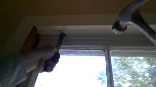Wood window removal