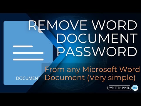 Remove password from