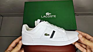 Preço de Outlet Lacoste | Tênis Lacoste Europa | como fica no pé | Promoção  Lacoste - YouTube