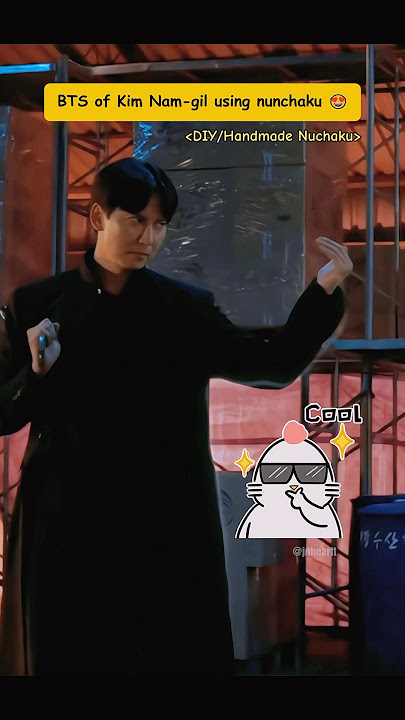 BTS of Kim Nam-gil using nunchaku 👏 #kimnamgil #thefierypriest2