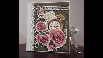 Mini Album #52 - 7-1/4 x 6-1/4 Album using Kaisercraft Treasured Moments