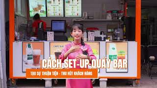 SETUP QUẦY BAR THUẬN TIỆN HÚT KHÁCH CHO MÔ HÌNH KIOT #vinbar