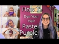 How To Dye Your Hair Pastel Purple | Manic Panic Ultra Violet