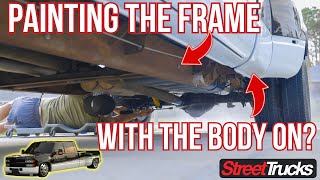 Painting the Frame and a SURPRISE DELIVERY!! | 1993 Chevrolet DUALLY PACE TRUCK