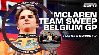 McLaren's 10th double podium ties ALL-TIME RECORD for most in single season 🏆🏆 | SportsCenter