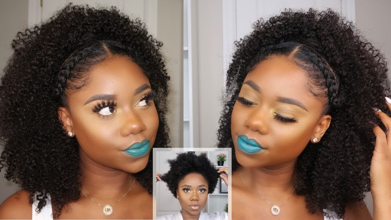 Hairstyle For Natural Hair Spiced Up Half Up Half Down Betterlength