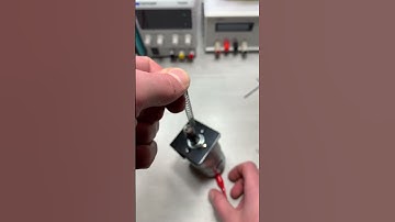 Nitinol Springs are STRONG!! | SMA Shape Memory Alloys  #electronics #engineering #cool #shorts