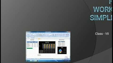 Class-7, Subject-Computer, Video-25, Chapter-Formatting worksheet & adding...., Part-6 by Miss Rancy