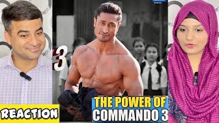 COMMANDO 3 | The Power Of Commando 3 | Vidyut Jammwal Best Fight Scene REACTION!!! | Amber Rizwan