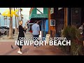 NEWPORT BEACH - Walking Newport Beach, Orange County, California, USA, Travel, 4K UHD
