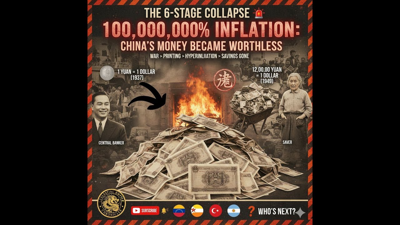 Инфляция в 100 000 000%: как китайские деньги обесценились