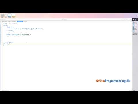 Lær JavaScript #21 | Seperat script fil