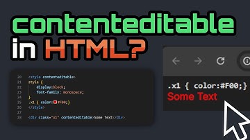 Testing the Content Editable Tag in #html