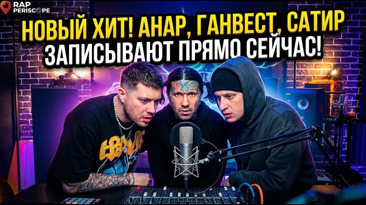 НАПИСАЛИ ТРЕК НА СТРИМЕ! АНАР, ГАНВЕСТ, САТИР, ШАХ И ЭНЗАЙ ПИШУТ ТРЕК НА СТРИМЕ! ЧАСТЬ 2