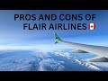 PROS AND CONS OF FLAIR AIRLINES | CANADA&#39;S BUDGET AIRLINE