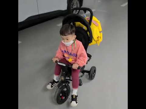 최지후5살 세발자전거 킥보드 하원길 최재하4살 4월