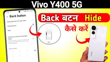 Vivo Y400 5G Back Button Settings | Vivo Y400 me back button kaise lagaye/navigation settings