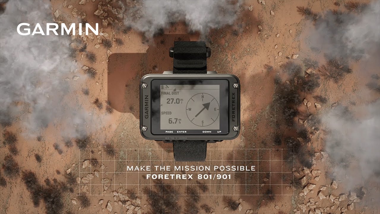 - YouTube | 801 | Garmin 901 Wrist-mounted GPS Navigator & Foretrex