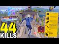 44 KILLS IN ONE GAME MY NEW YEAR RECORD W BLUE LOCK SET Pubg Mobile Bgmi 