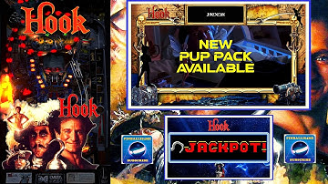 4K Hook Pup Pack Vpx Visual Pinball Gameplay (3 Screen Setup)