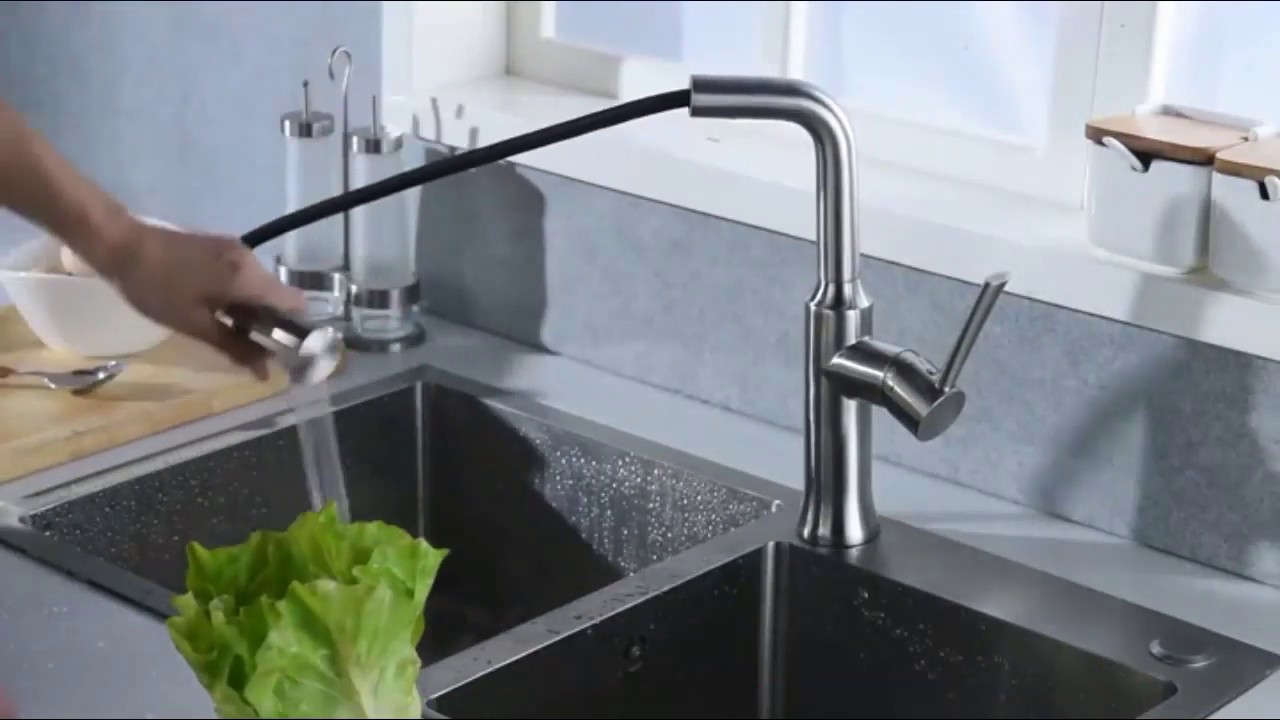 Grifo de cocina con caño extraíble 2 tipos de chorro premium Primagran®  9800 - Primagran