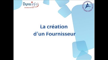 Comment créer un Fournisseur sur ATLASCOM gestion commerciale ?