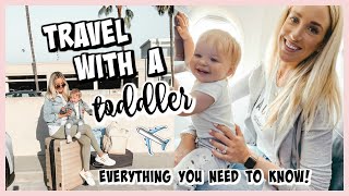 TRAVEL WITH A 1 YEAR OLD! TIPS FOR FLYING WITH A TODDLER | OLIVIA ZAPO