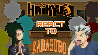 Haikyuu captains react to future karasuno