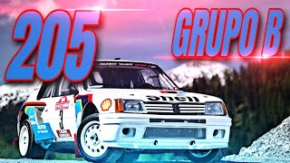 PEUGEOT 205 T16 GRUPO B. Su HISTORIA.