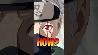 Kakashi কীভাবে নিজের mangekyō Sharingan এক্টিভেট করেছে?