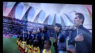 Himno nacional de Chile Sudáfrica 2010 (Chile-Suecia)