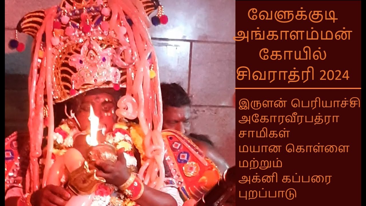 Velukkudi Angalamman Koil Sivaratri 2024