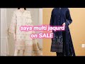 Eid collection latest saya  multi jaqauard lwan  on discuntsaya unstitchedcollection part 4 